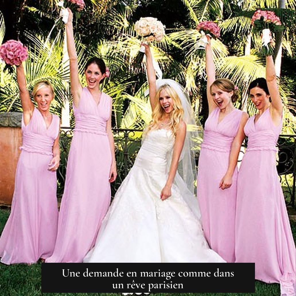 Une demande en mariage comme dans un rêve parisien