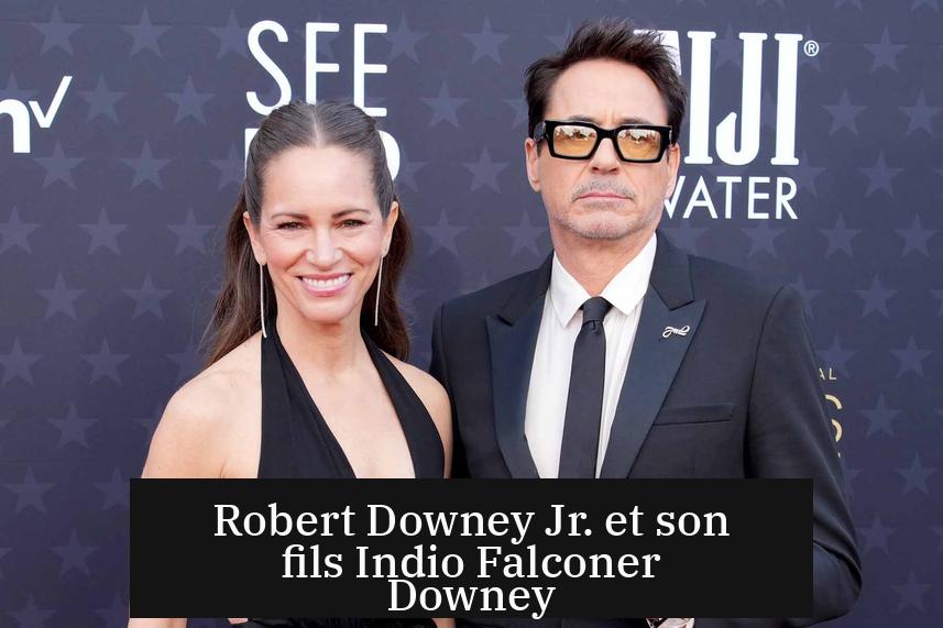 Robert Downey Jr. et son fils Indio Falconer Downey