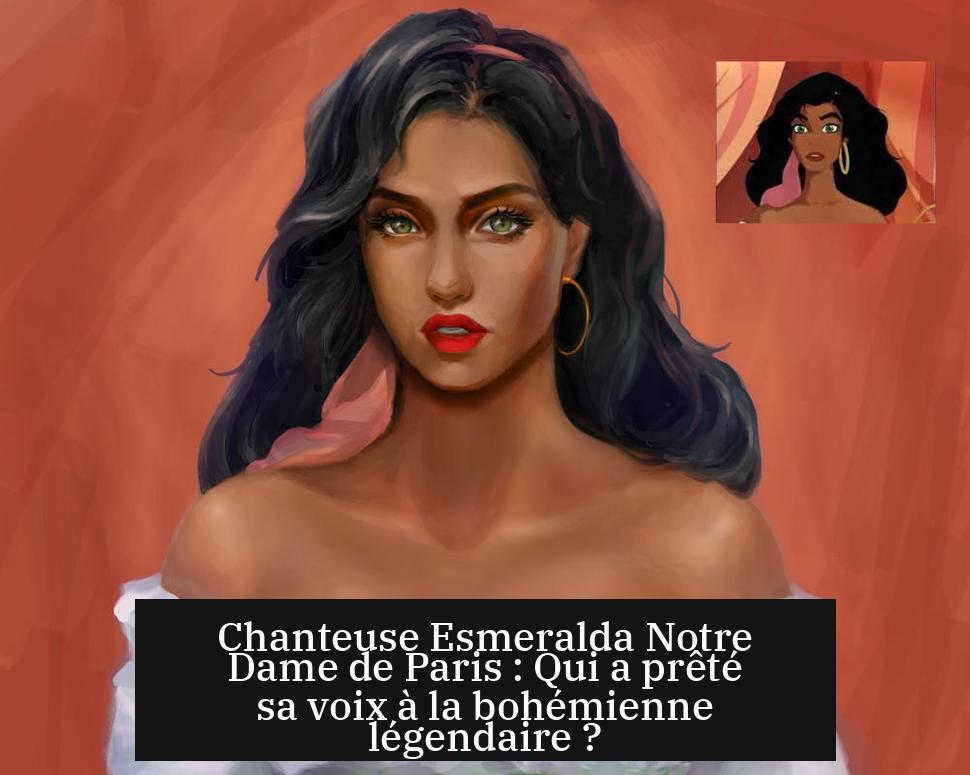 Chanteuse Esmeralda Notre Dame de Paris : Qui a prêté sa voix à la bohémienne légendaire ?