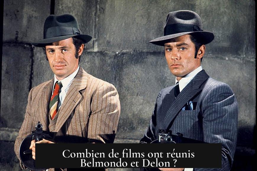 Combien de films ont réunis Belmondo et Delon ?