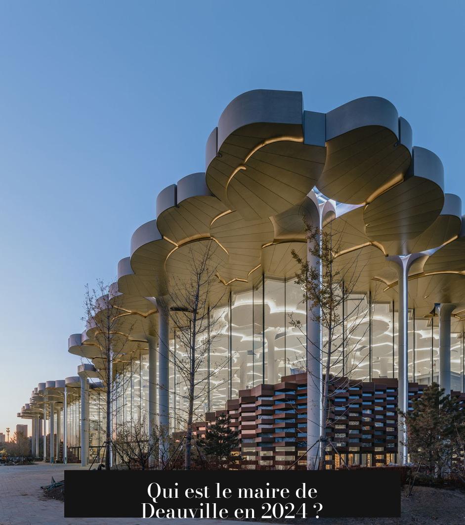 Qui est le maire de Deauville en 2024 ?