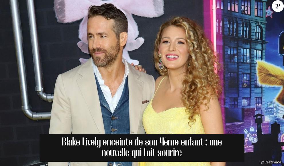 Blake Lively enceinte de son 4ème enfant : une nouvelle qui fait sourire
