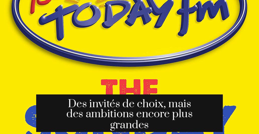 Des invités de choix, mais des ambitions encore plus grandes