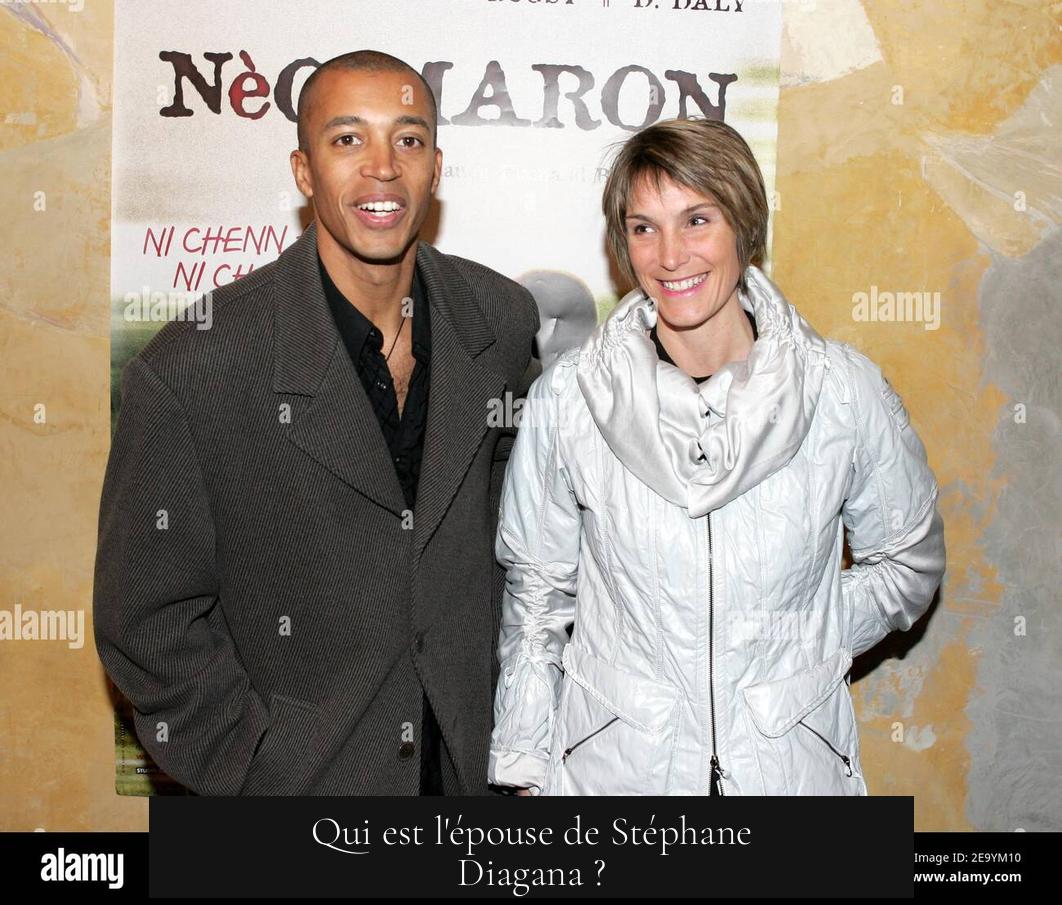 Qui est l'épouse de Stéphane Diagana ?