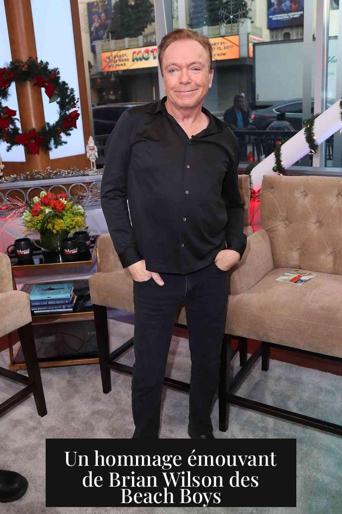 Un hommage émouvant de Brian Wilson des Beach Boys