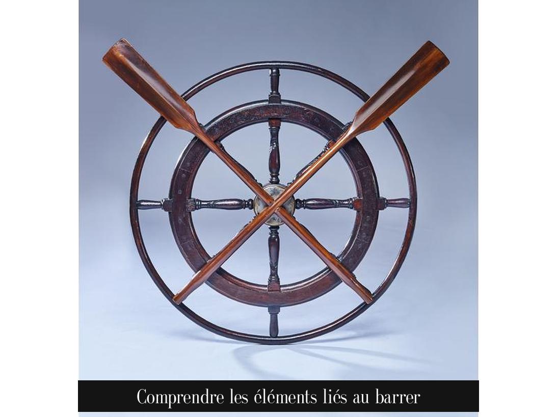 Comprendre les éléments liés au barrer