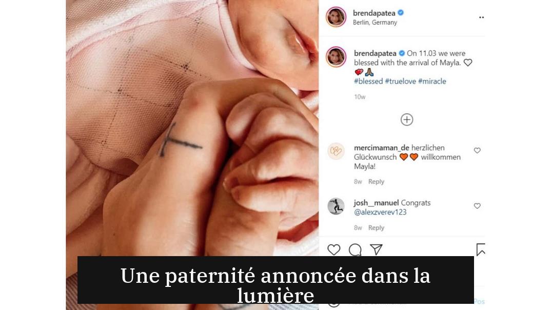 Une paternité annoncée dans la lumière