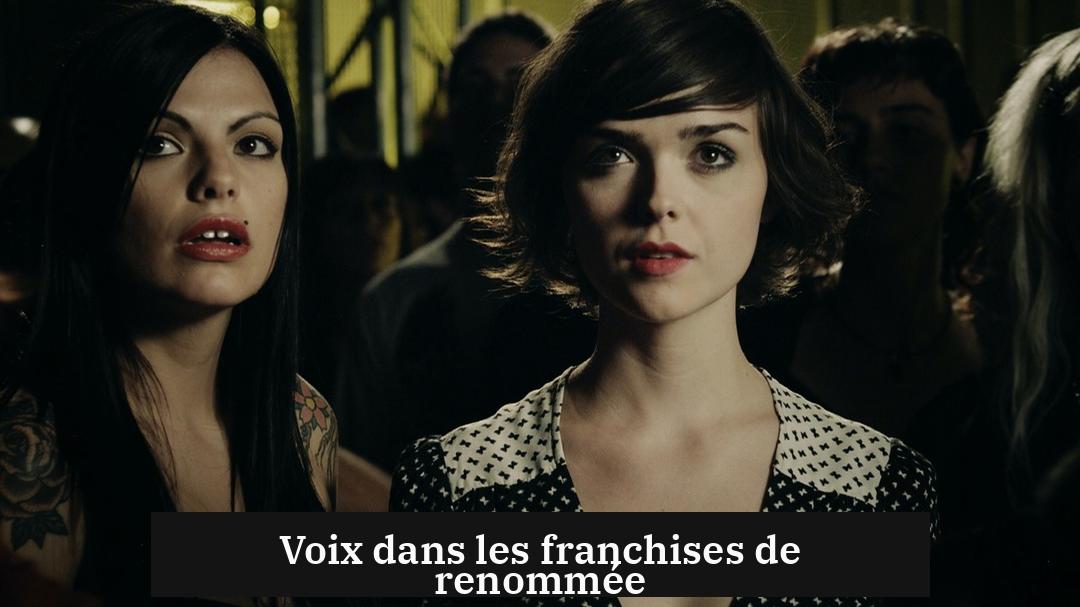 Voix dans les franchises de renommée
