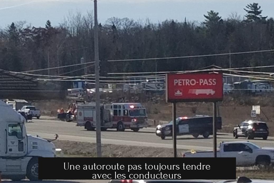 Une autoroute pas toujours tendre avec les conducteurs