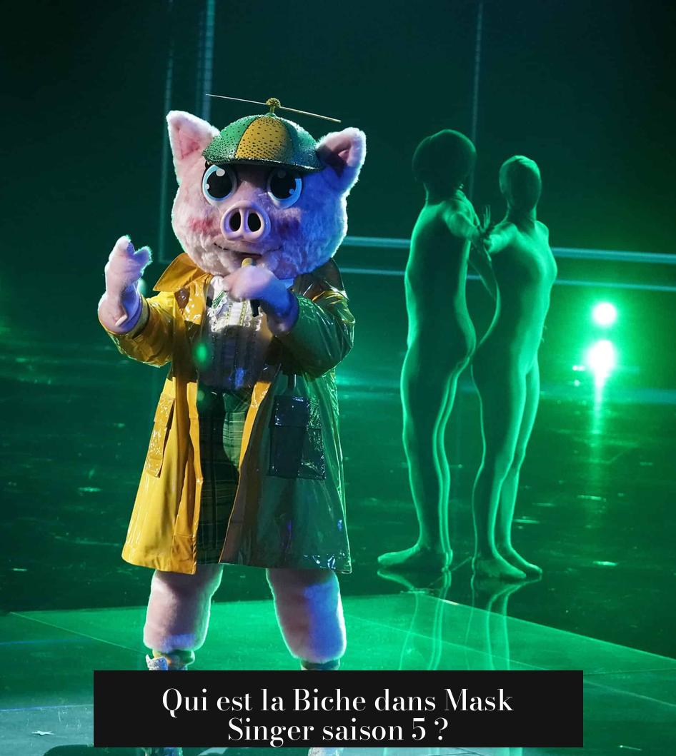 Qui est la Biche dans Mask Singer saison 5 ?