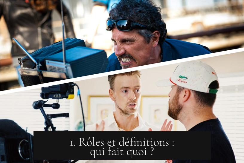 1. Rôles et définitions : qui fait quoi ?