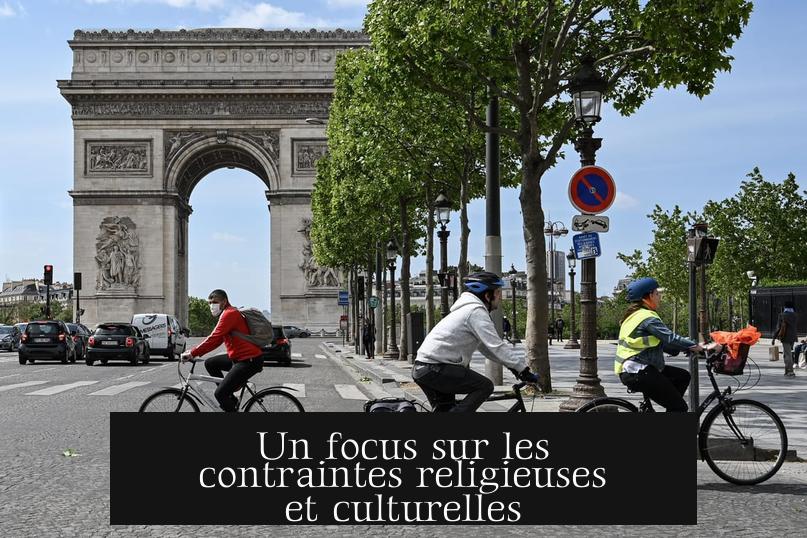 Un focus sur les contraintes religieuses et culturelles