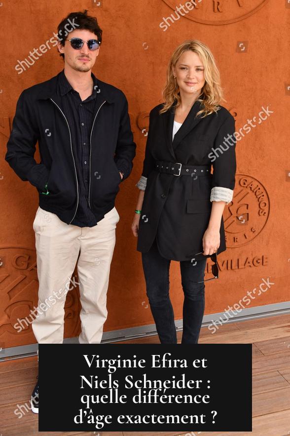 Virginie Efira et Niels Schneider : quelle différence d’âge exactement ?
