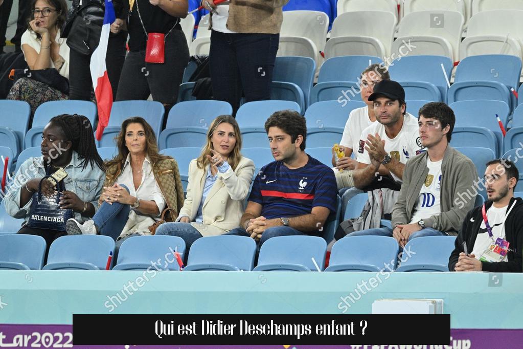 Qui est Didier Deschamps enfant ?