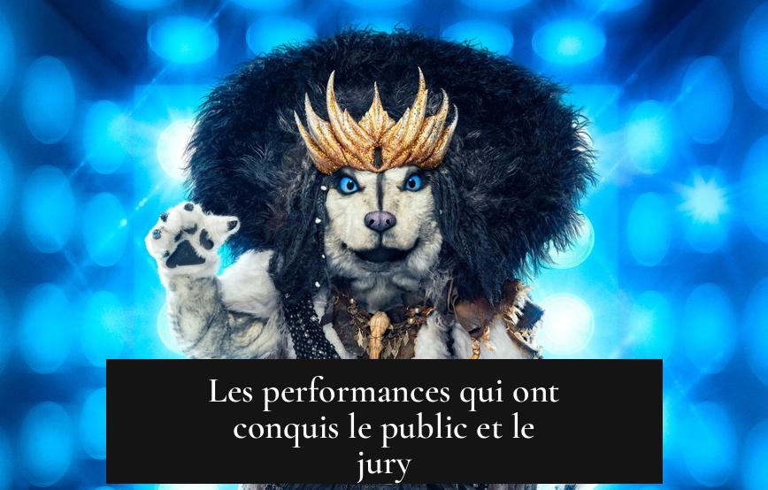 Les performances qui ont conquis le public et le jury