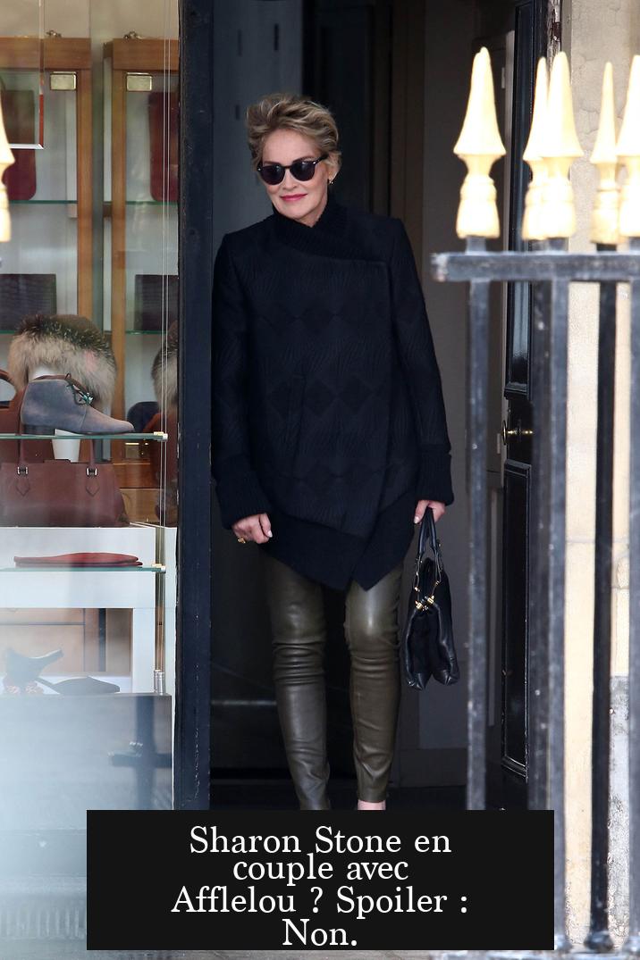 Sharon Stone en couple avec Afflelou ? Spoiler : Non.