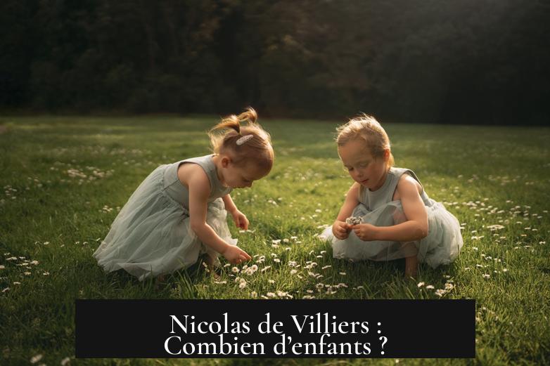 Nicolas de Villiers : Combien d’enfants ?
