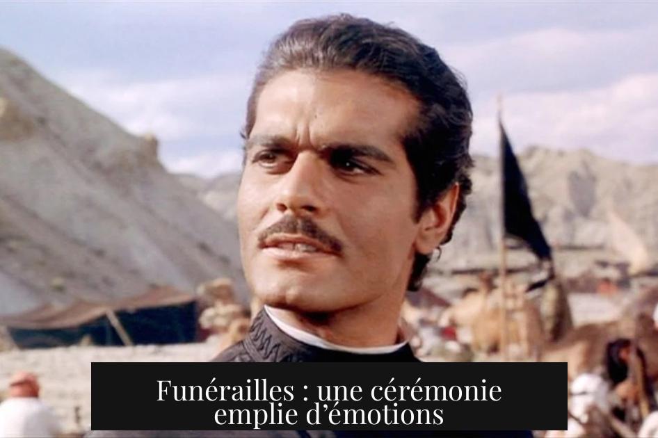 Funérailles : une cérémonie emplie d’émotions