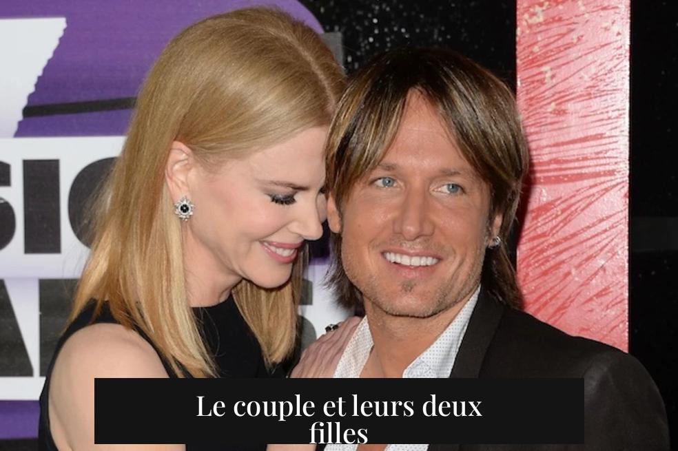 Le couple et leurs deux filles