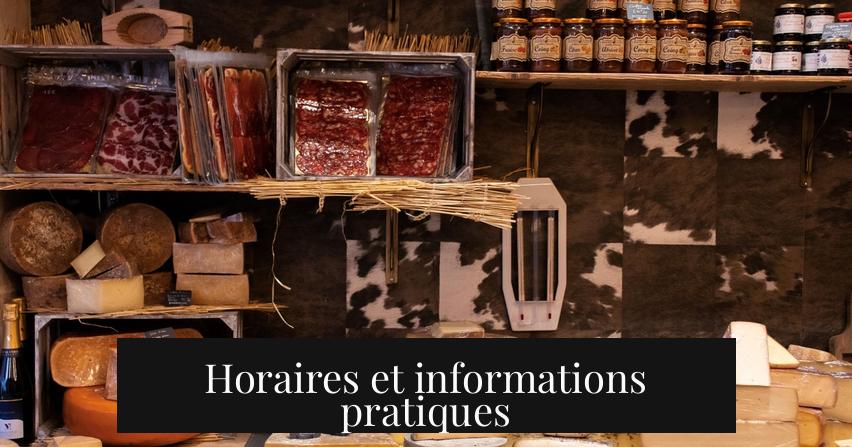 Horaires et informations pratiques