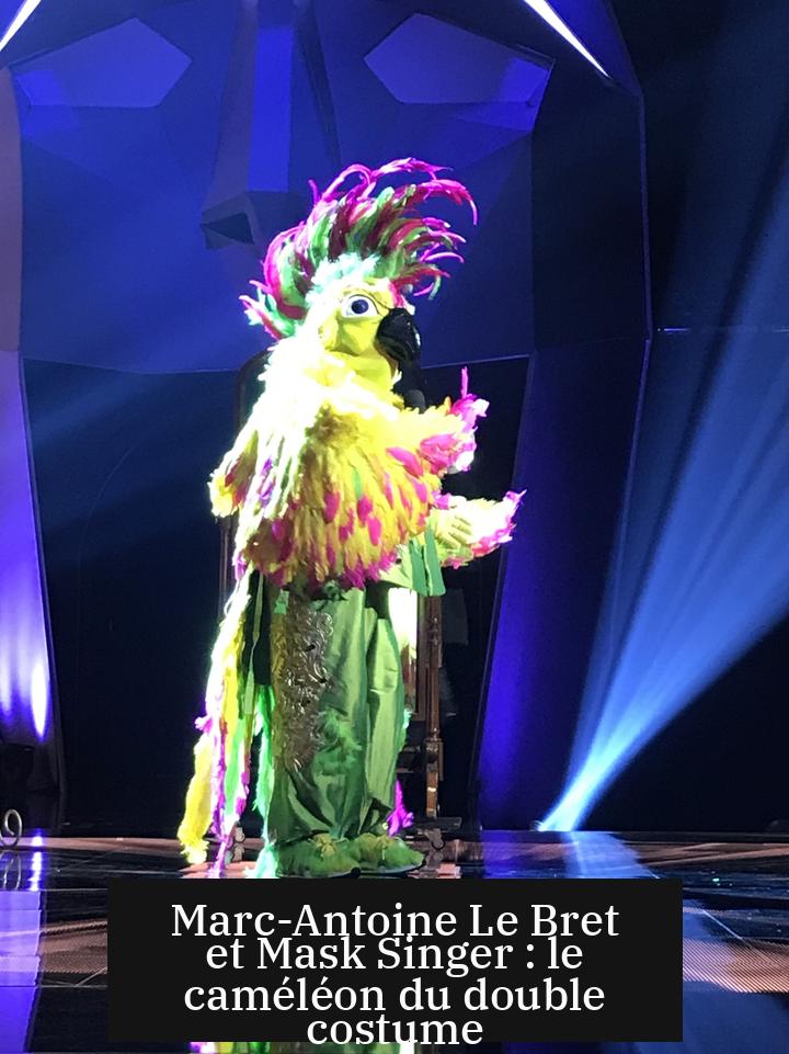 Marc-Antoine Le Bret et Mask Singer : le caméléon du double costume