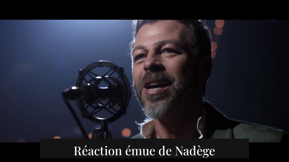 Réaction émue de Nadège
