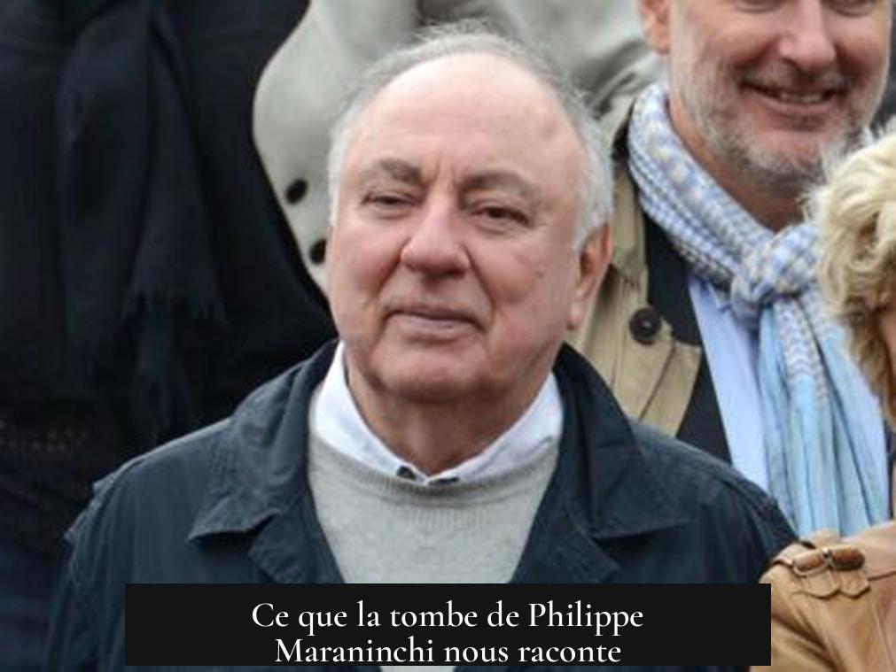 Ce que la tombe de Philippe Maraninchi nous raconte