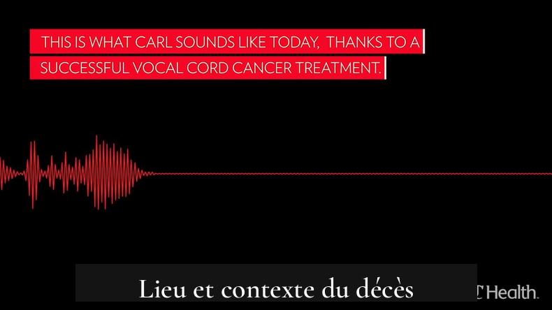 Lieu et contexte du décès