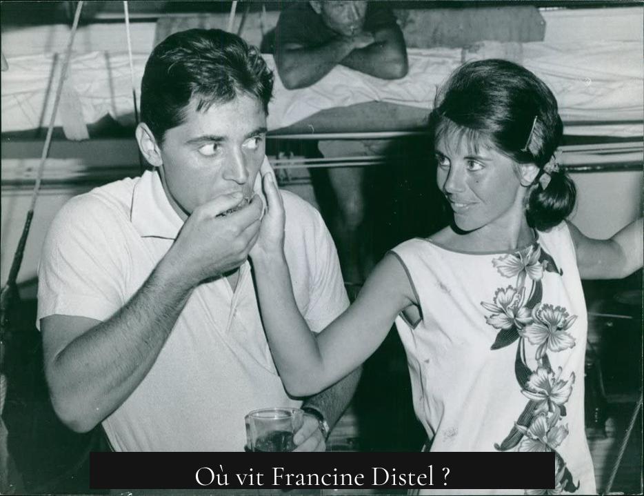 Où vit Francine Distel ?