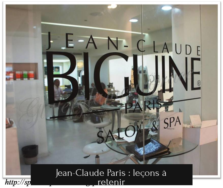 Jean-Claude Paris : leçons à retenir