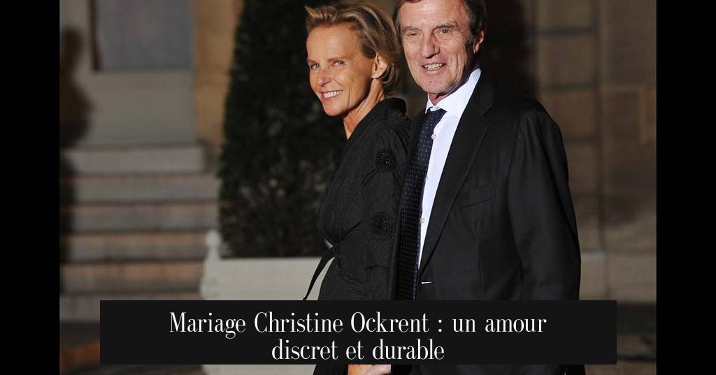 Mariage Christine Ockrent : un amour discret et durable