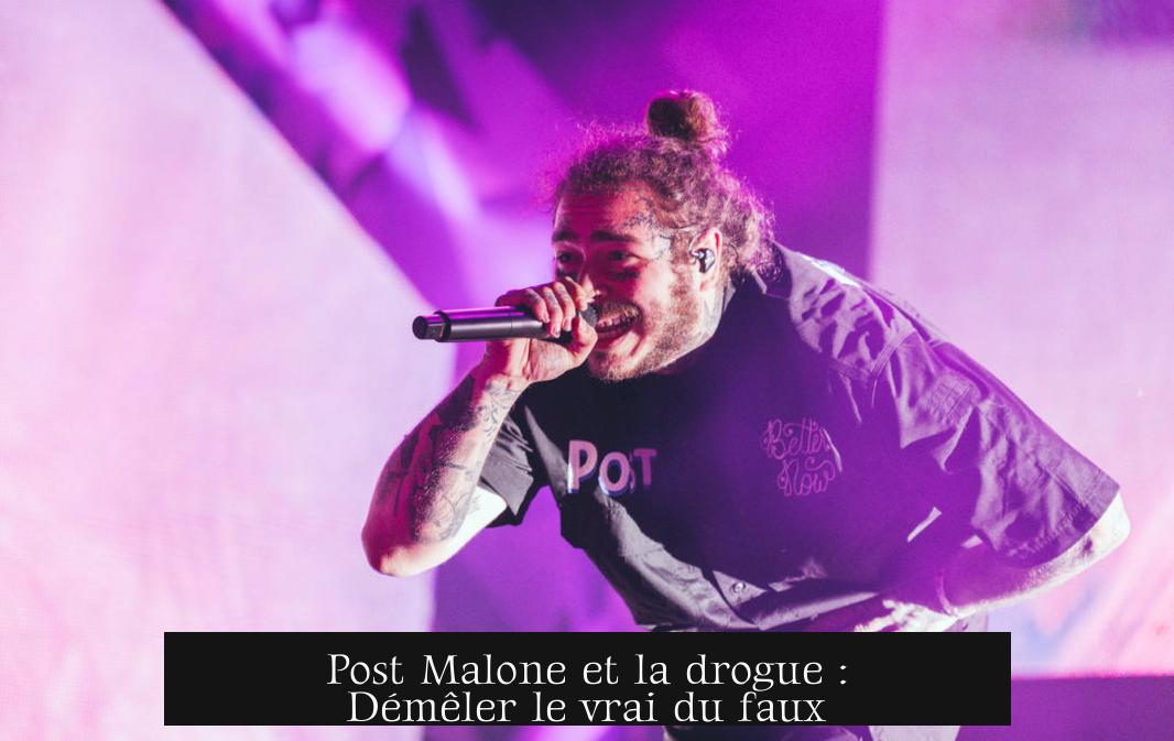 Post Malone et la drogue : Démêler le vrai du faux