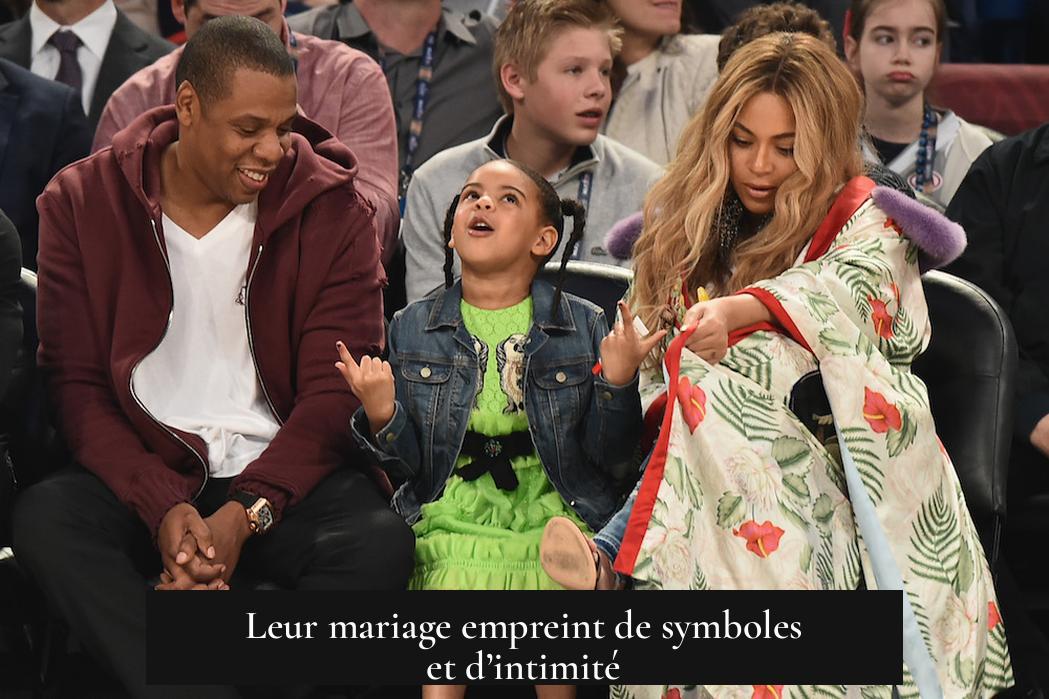 Leur mariage empreint de symboles et d’intimité