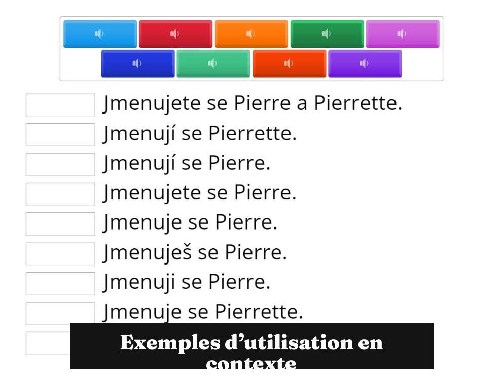 Exemples d’utilisation en contexte