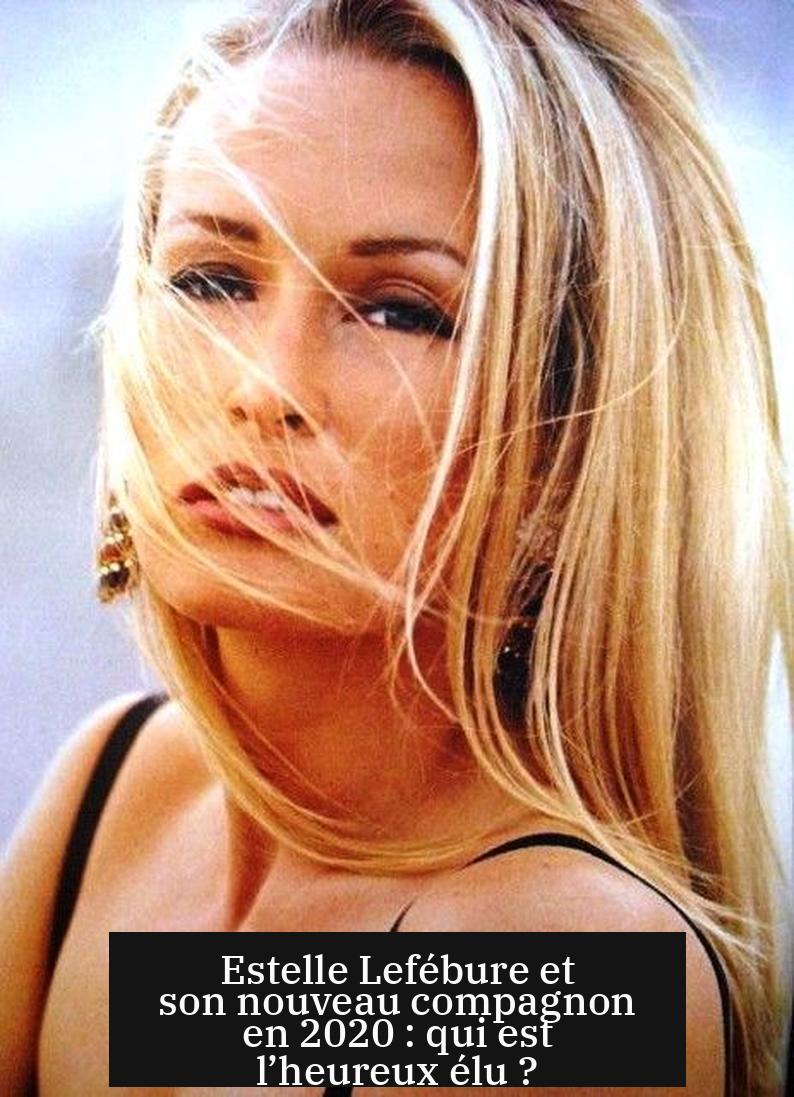 Estelle Lefébure et son nouveau compagnon en 2020 : qui est l’heureux élu ?