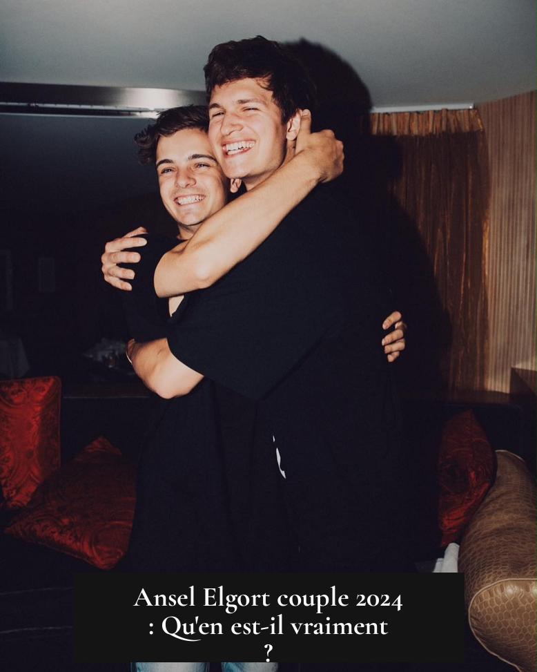 Ansel Elgort couple 2024 : Qu'en est-il vraiment ?