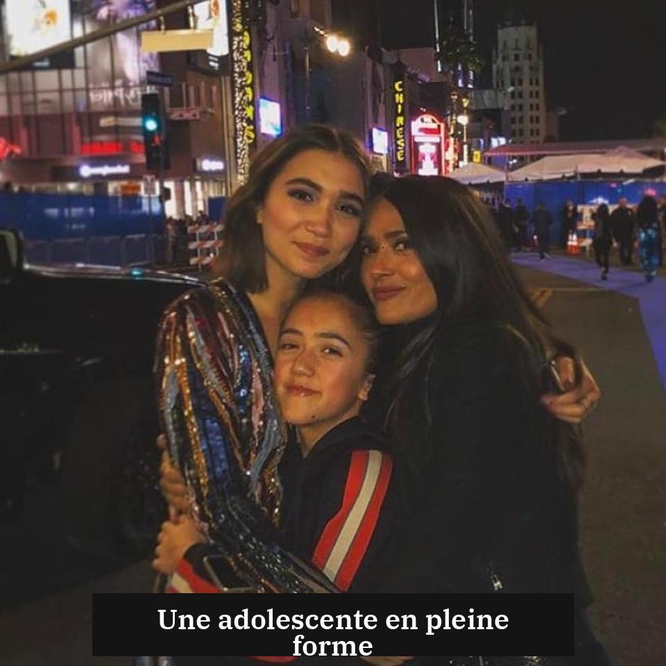 Une adolescente en pleine forme