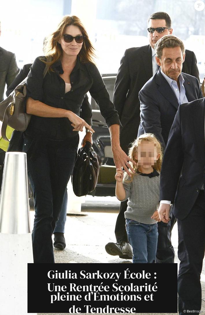 Giulia Sarkozy École : Une Rentrée Scolarité pleine d’Émotions et de Tendresse