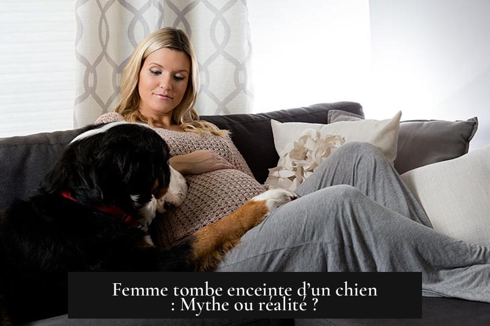 Femme tombe enceinte d’un chien : Mythe ou réalité ?