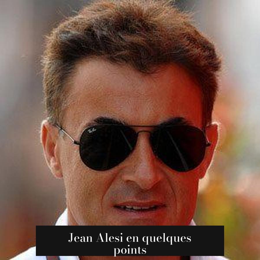 Jean Alesi en quelques points
