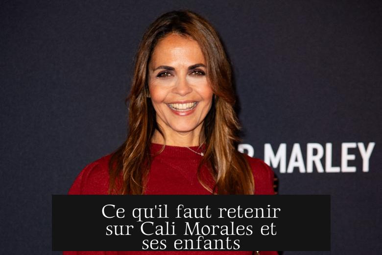 Ce qu'il faut retenir sur Cali Morales et ses enfants