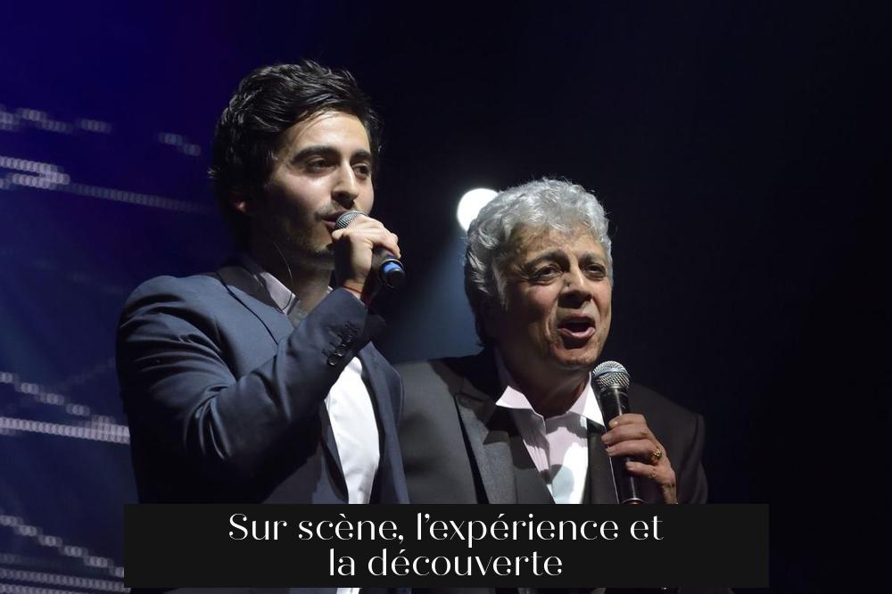 Sur scène, l’expérience et la découverte