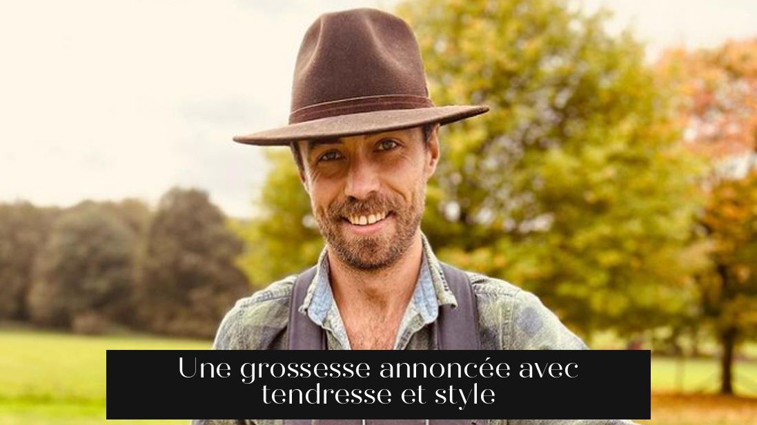 Une grossesse annoncée avec tendresse et style