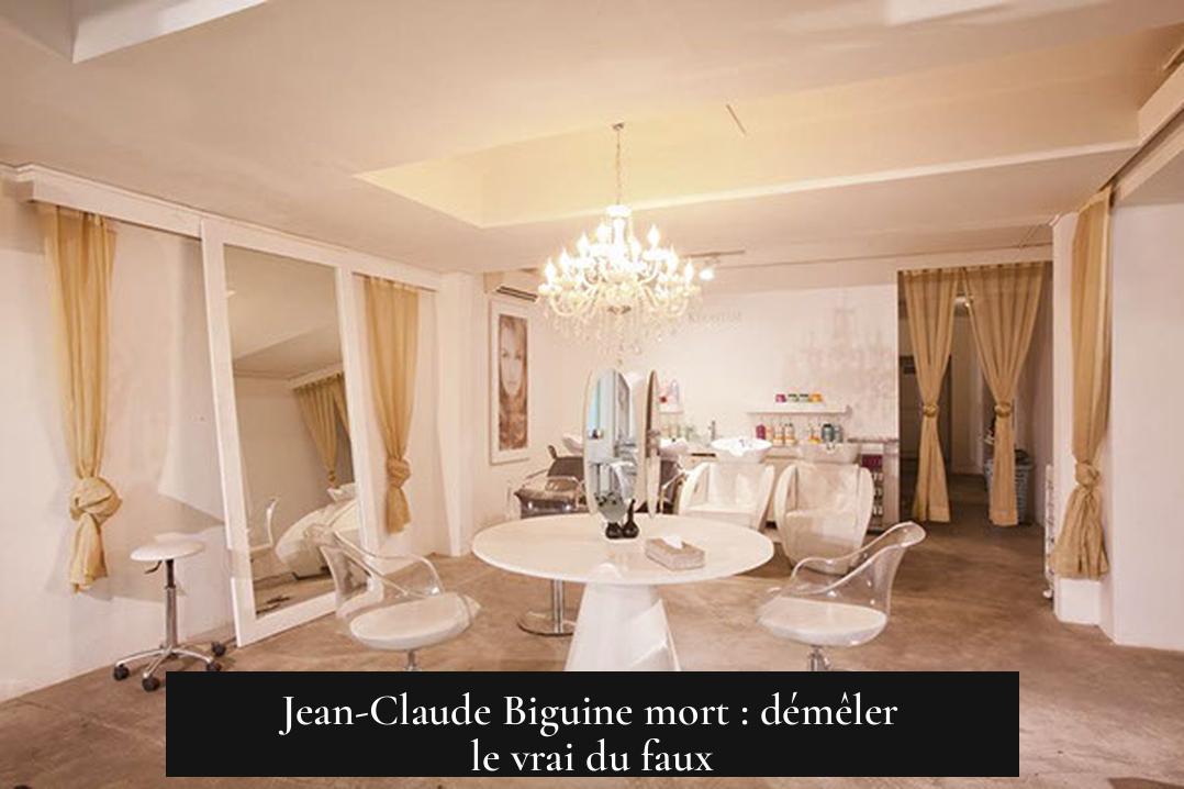 Jean-Claude Biguine mort : démêler le vrai du faux