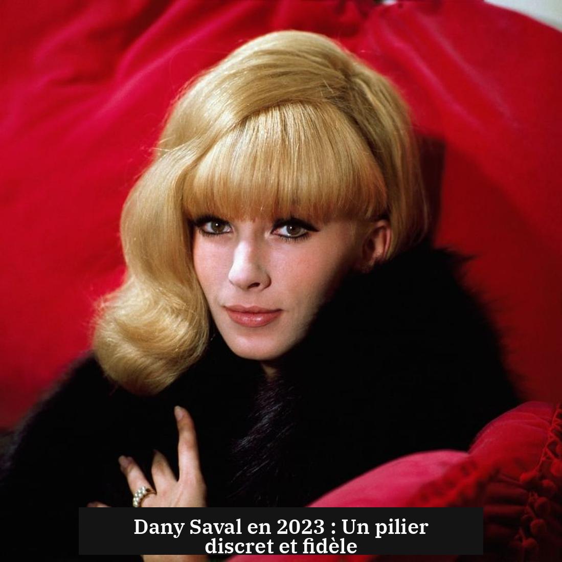 Dany Saval en 2023 : Un pilier discret et fidèle
