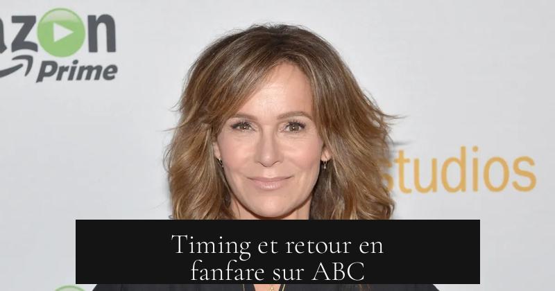 Timing et retour en fanfare sur ABC
