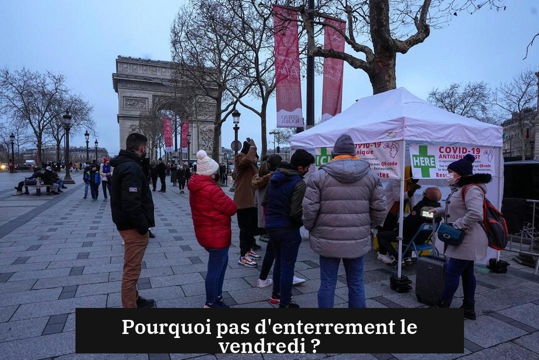 Pourquoi pas d'enterrement le vendredi ?