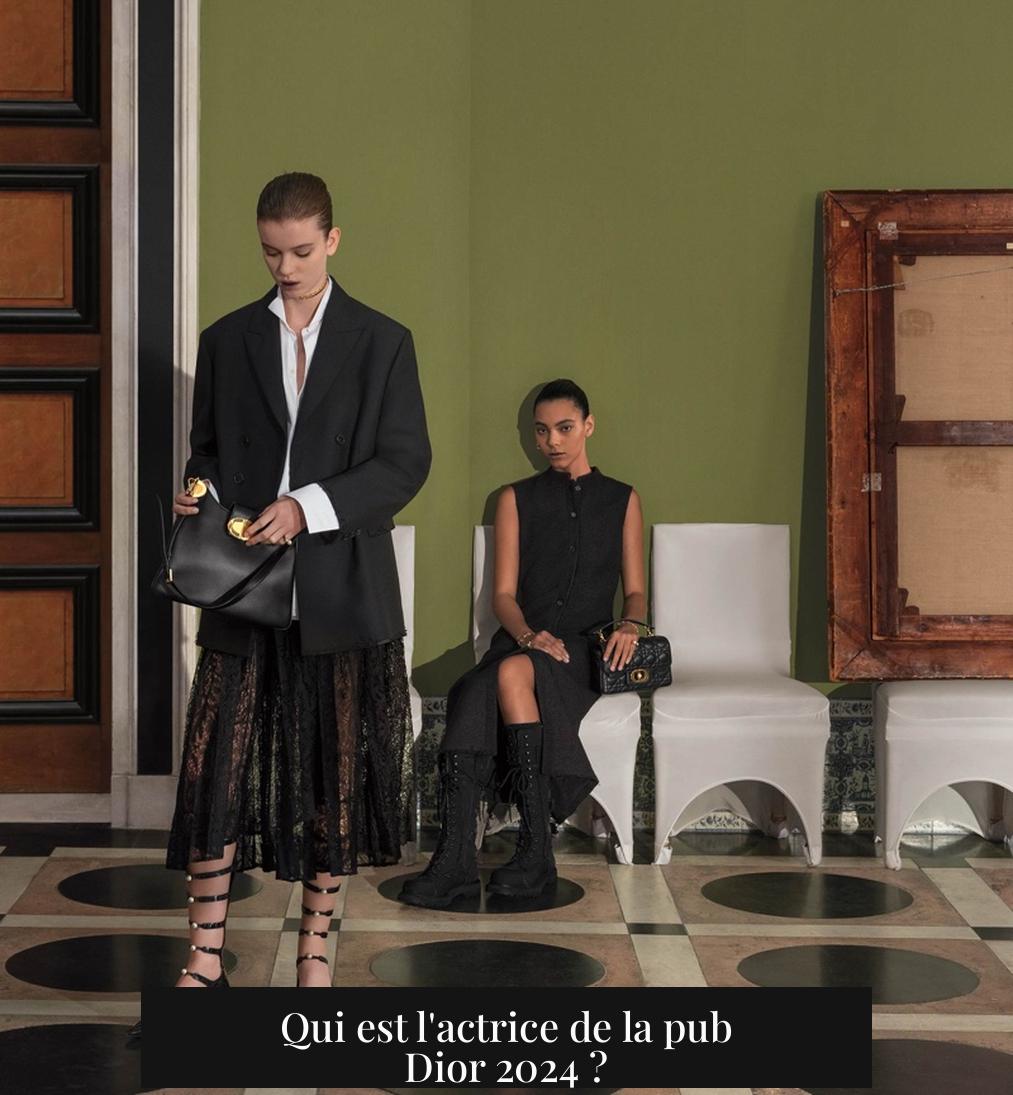 Qui est l'actrice de la pub Dior 2024 ?