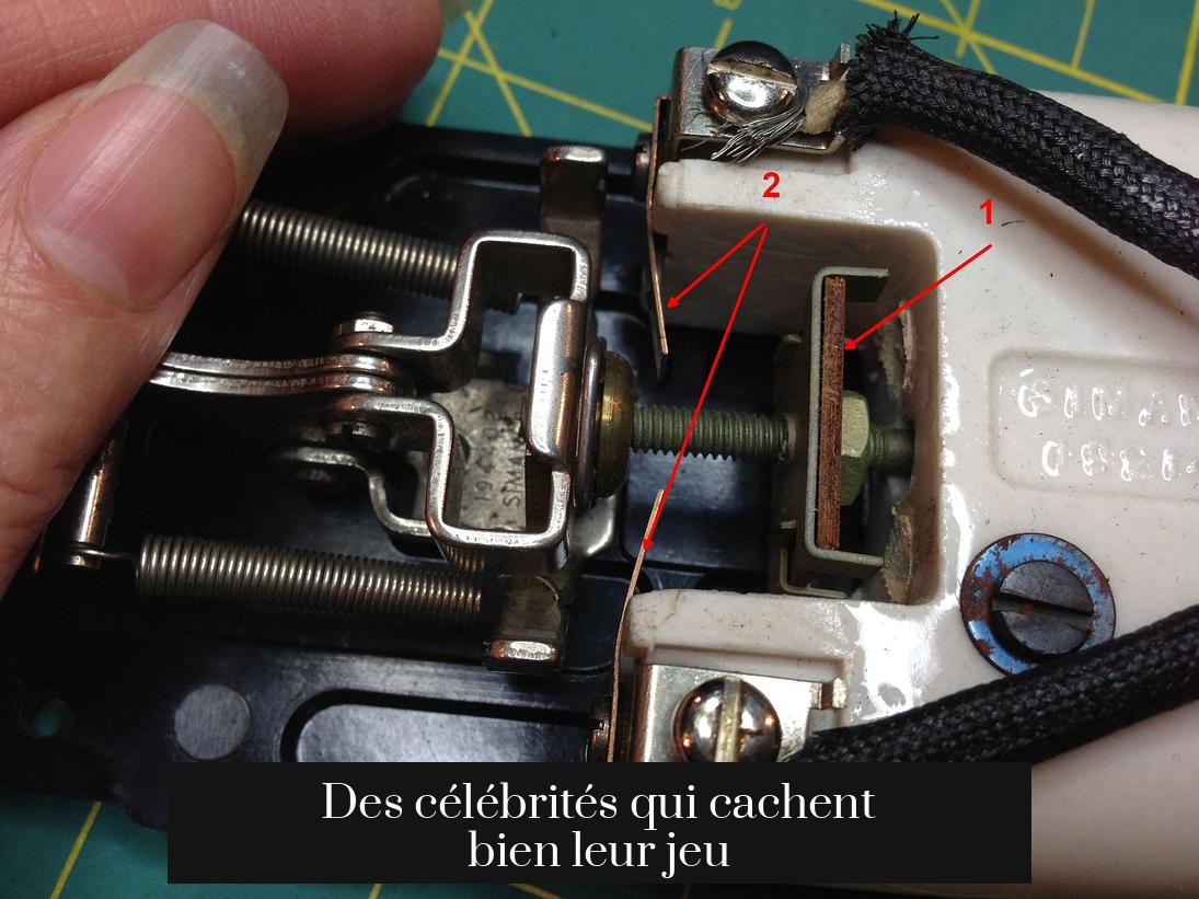 Des célébrités qui cachent bien leur jeu