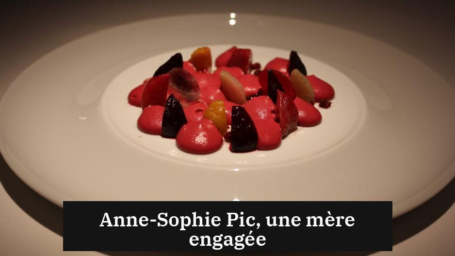 Anne-Sophie Pic, une mère engagée